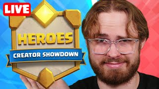 $50,000 HEROES CREATOR SHOWDOWN IN CLASH ROYALE! - Deck Guide by JuicyJ