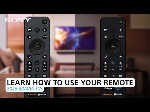 Learn How To Use Your TV Remote On Sony 2025 BRAVIA TVs