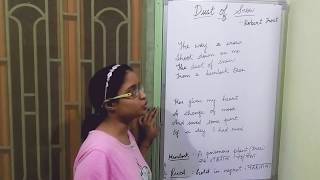 &#39;A Dust of Snow&#39; by &#39;Robert Frost&#39;