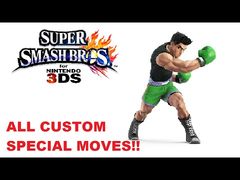 Smash 4 3DS - ALL of Little Mac's special moves - Nitrosonic0