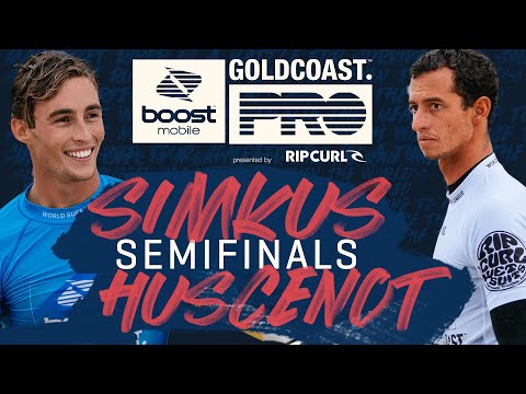 Maxime Huscenot vs Sheldon Simkus | Boost Mobile Gold Coast Pro -Semifinals Heat Replay