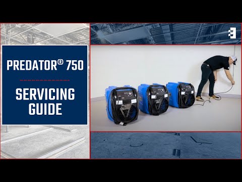 Abatement Technologies PRED750 Portable Air Scrubber Servicing Guide Video