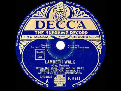 1938 Eddie Cantor & Ambrose - Lambeth Walk