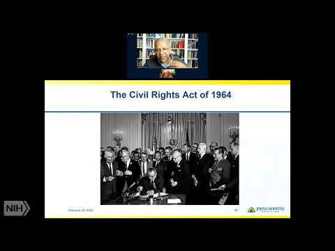 NLM History Lecture - The Evolution of Minority Health Research