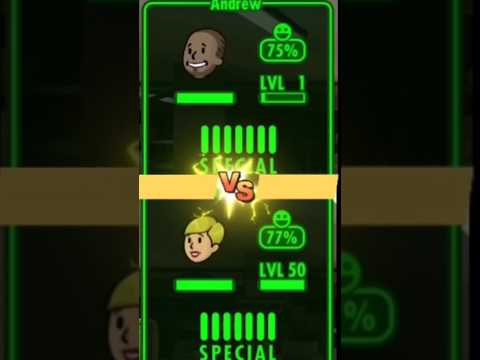 LVL 1 vs LVL 50 Max SPECIAL Dwellers | Who Will Survive In The Wasteland | Fallout Shelter