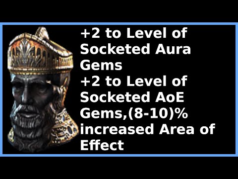 How to craft a +2 to Level of socketed Aura and Aoe Gems helmet! [spark] 3.20