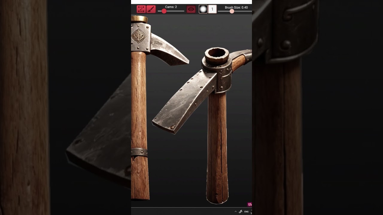 StableProjectorz: free AI Tool for 3D texturing from a usual PC #gamedev #unity #stablediffusion #3d