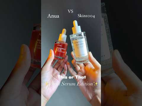 Anua or Skin1004! Which one is right for u?!...✨ #shorts @songofskin @skincupid @blueyoobin