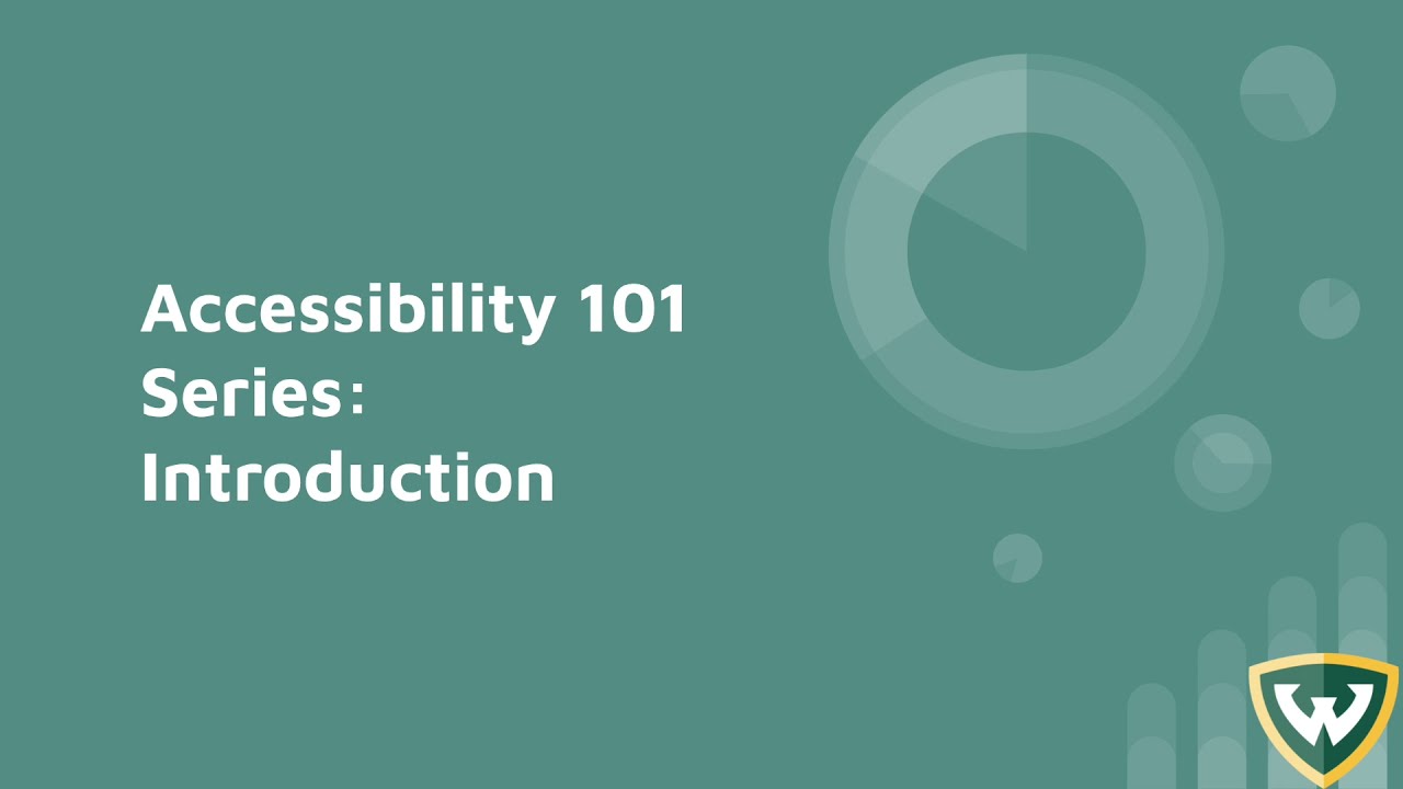 Introduction to accessibility