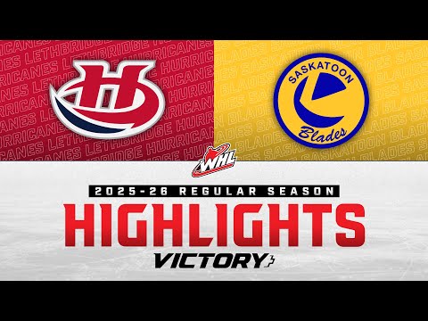 Lethbridge Hurricanes at Saskatoon Blades 12/12 | WHL Highlights 2025-26