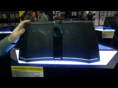 The KICKER speaker dock lineup!  From CES 2013