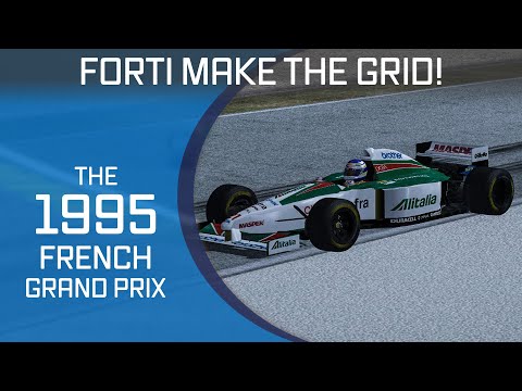CustomF1: F1 Challenge '99-'02 1995 Season Part 7: FORTI MAKE THE GRID