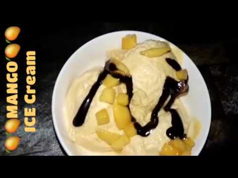Mango Ice Cream How to make mango ICE cream only 3 INGREDIENTS  by family kitchen with Muneeba