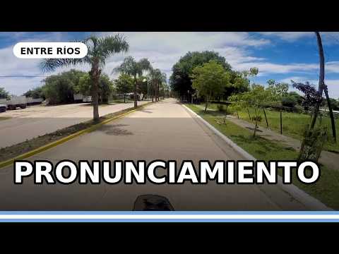 Pronunciamiento 🏍️, departamento Uruguay, provincia de Entre Ríos 🇦🇷