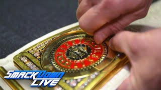 Becky Lynch gets her custom plates added to SmackDown Women's Title: Exclusive, Sept. 18, 2018