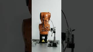 6-axis force/torque sensor +KUKA—Flexible Precision Shaft-Hole Assembly #industrial #manufacturing