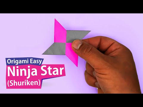 Origami Shuriken Origami Ninja Star Tutorial