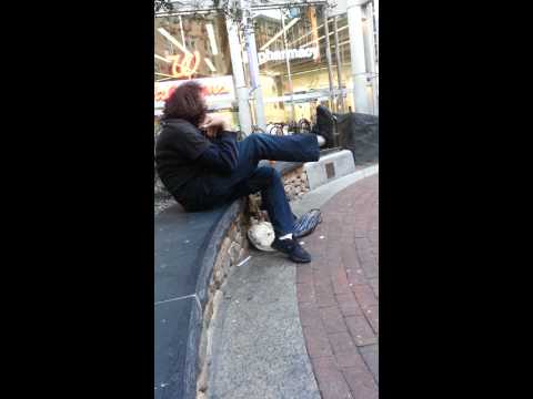 Boston hobo rock out