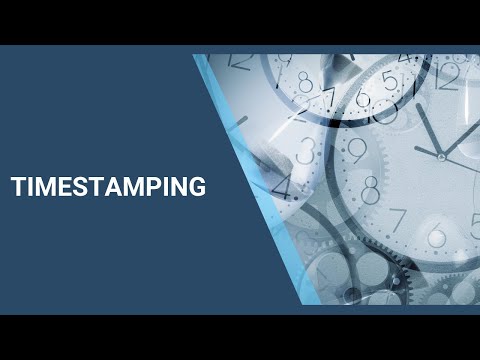 Certified timestamping