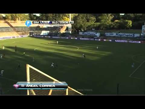 Gol Ángel Correa  Gimnasia LP 0-1 San Lorenzo