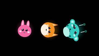 Happy Hoppers Rainforest edition HSP friendly video for kids and toddlers, creating love for animals