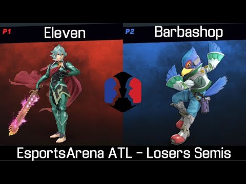 Eleven (Aegis, Corrin, Marth, Chrom) vs Barbashop (Falco) - ESA ATL Smash Sunday Singles [57]