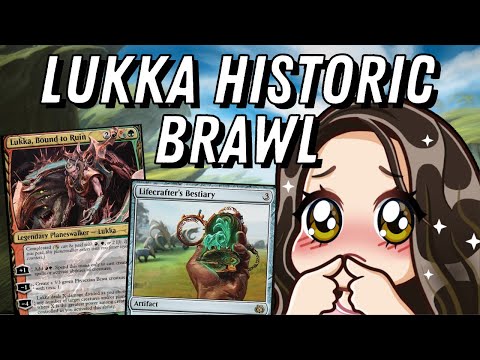Creature Shenanigans | Lukka, Bound to Ruin | MTG Gruul Historic Brawl Commander Gameplay + Decklist