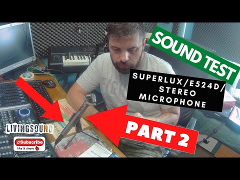 Superlux E524D Coincident XY Stereo Mic 2000 - Silver image 8