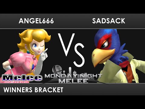 MNM 344 - Winners Bracket - Angel666 (Peach) VS KB | SadSack (Falco) - SSBM Melee