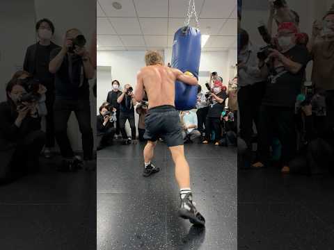 【★高画質撮影】井上尚弥のサンドバッグ打ちを至近距離撮影！際立つ『筋肉と光る汗』｜中谷潤人陣営へ「包み隠さず全部やりました」発言も