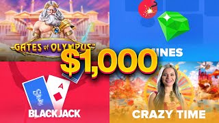 $1,000 vs THE BEST CASINO GAMES!