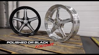 Street Lite Drag Pack Front Wheel [18" x 5"] Black - video thumbnail 4