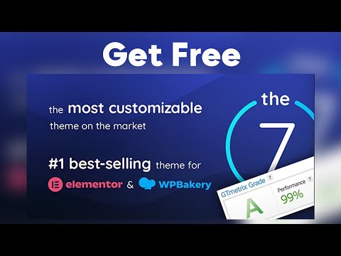 How to Install  The7 WordPress Theme | free download