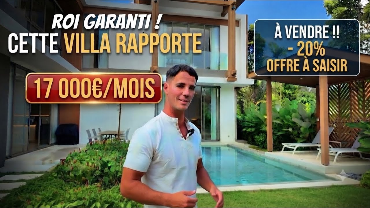 Cette VILLA en Thaïlande rapporte 17 000€/mois (en vente-20%)