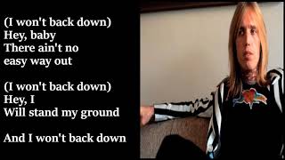 Tom Petty - I Won&#39;t Back Down LYRICS