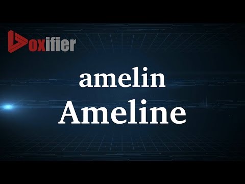How to Pronunce Ameline in French - Voxifier.com