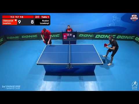 01:30 Oleksandr Ivashkin 3-0 Ruslan Lazebnyi West 7 WIN CUP 15.12.2022 | TABLE TENNIS WINCUP