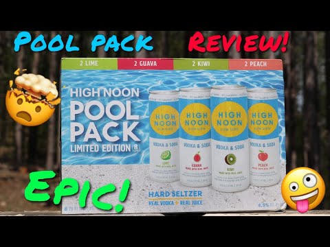 High Noon|Pool Pack Review|Best Seltzer On The Market?