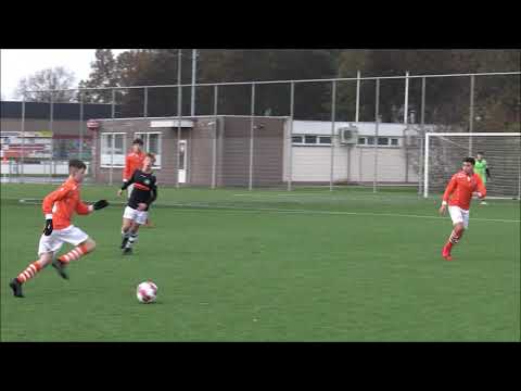 SV TEC JO16 1 tegen SML JO16 1 1e helft 27 november 2021