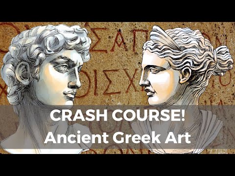 EPIC ANCIENT GREEK ART IN 12 MINUTE - Art History Crash course | Unearthing the Beauty of Antiquity