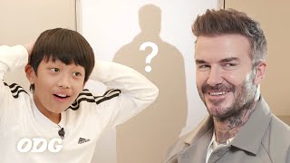 “There’s no way it’s actually Beckham” Kids Meet David Beckham
