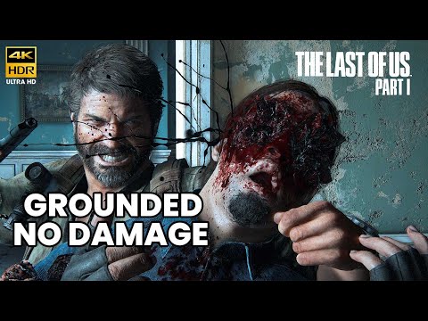 Joel Aggressive Gameplay / Stealth (Grounded No Damage) | The Last of Us Part 1 Remake PS5 - 4K