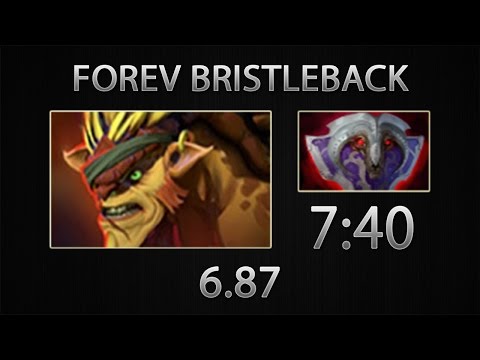 Dota 2 Bristleback Fast Farm - FoREv - Vanguard - 7:40 [6.87]