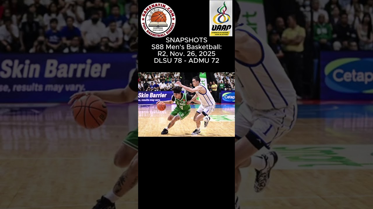 Snapshots: Men's Basketball - DLSU 78 - Ateneo 72