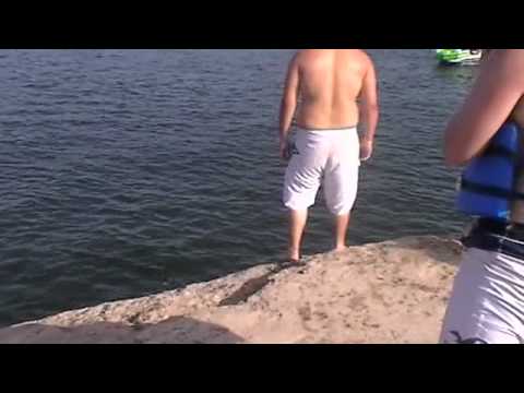 Cliff Jumping @ lake Whitney 2010