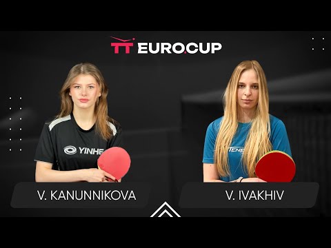 11:10 Vasylysa Kanunnikova - Valeriia Ivakhiv 27.09.2024 TT Euro.Cup Women Ukraine Star. TABLE 4