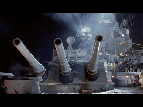 USS Missouri is ready to fire - Under Siege (1992) HD