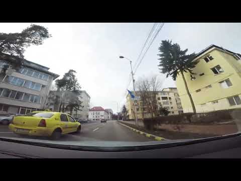 Romania: Suceava - Brasov a day through night drive, relaxing music. Real time driving