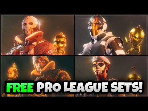 OLD PRO LEAGUE SETS RETURNING FOR FREE TODAY!!! How To Get Them In Rainbow Six Siege Crimson Heist!