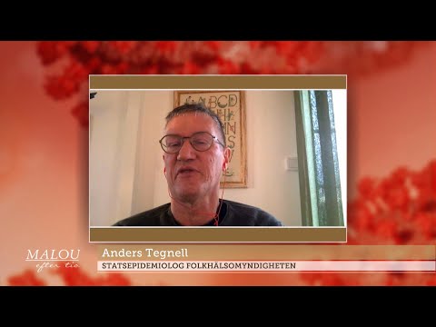 Tegnells svar till WHO om munskydden: ”Hjälper inte om man trängs” - Malou Efter tio (TV4)